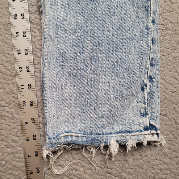 Abercrombie & Fitch Jeans 24 00 Blue 90s Straight Ultra High Rise Acid Wash - Picture 9 of 9